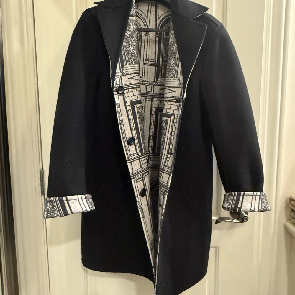 Gorgeous Louis Vuitton reversible car coat.